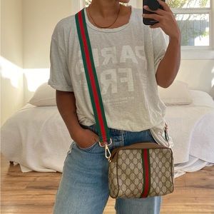Authentic Gucci clutch turned into bag